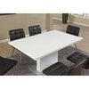 Monarch Specialties Dining Table - 35"X 60" / High Glossy White I 1090